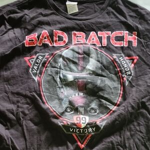 STAR WARS Bad Batch Graphic Tee - Black with Red Accents